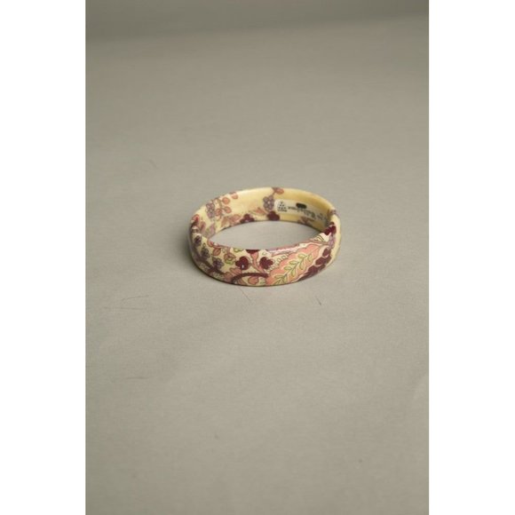 Brandt Design Valdrome Floral Bangle Bracelet Vintage Jewelry - Picture 5 of 5